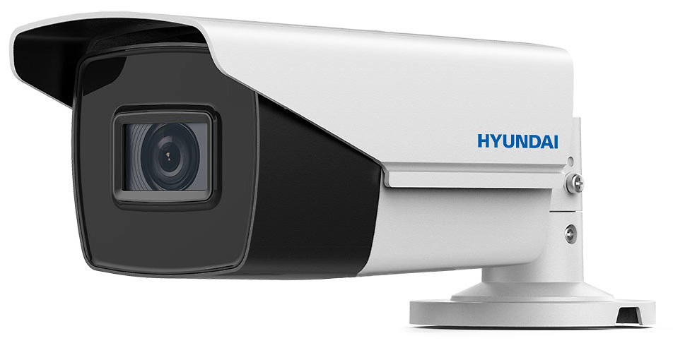 hyu-674 HYU-674 Cámara de vigilancia 4 en 1 tipo Bullet de la marca Hyundai.Es una cámara de seguridad HDCVI/HDTVI/CVBS/AHD compatible con cualquier videograbador del mercado. Tiene conexión BNC y requiere una alimentación de 12V CC