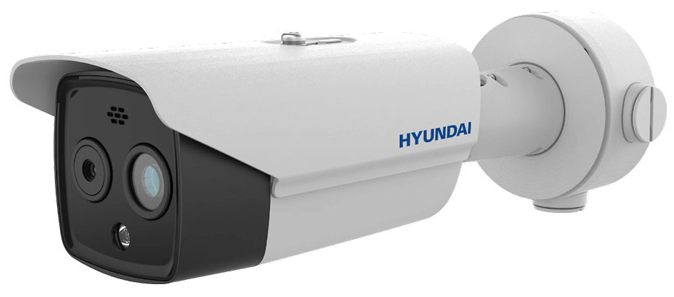 HYU-937 | HYUNDAI  -  Cámara Térmica de 256 x 192 |  Lente térmica de 6,9 mm  |  Lente Visible  6,4 mm  |  Audio  |  Detección de Incendios y Alarma