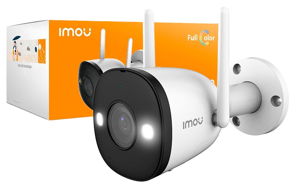 IPC-F42FEP-0280B-IMOU | IMOU - Cámara IP Wifi | 4 Mpx | Lente 2.8 mm | Leds IR 30 metros | Detección inteligente de humanos | Micrófono integrado 