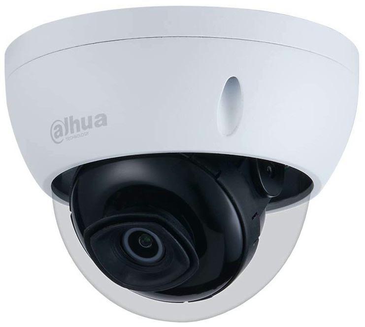 IPC-HDBW2541EP-S-0280B-S2  |  DAHUA  -   Cámara domo IP StarLight  |  5 Mpx  |  Lente fija 2,8 mm  |  Smart IR 30 metros  |  WizSense  |  Micrófono integrado