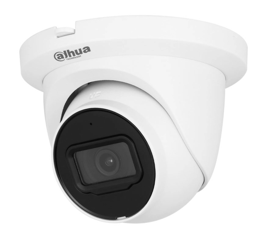 IPC-HDW2241TMP-S-0280B | DAHUA - Cámara domo IP WizSense | 2 Mpx | Lente fija 2,8 mm | Smart IR 30 metros | Micrófono integrado 