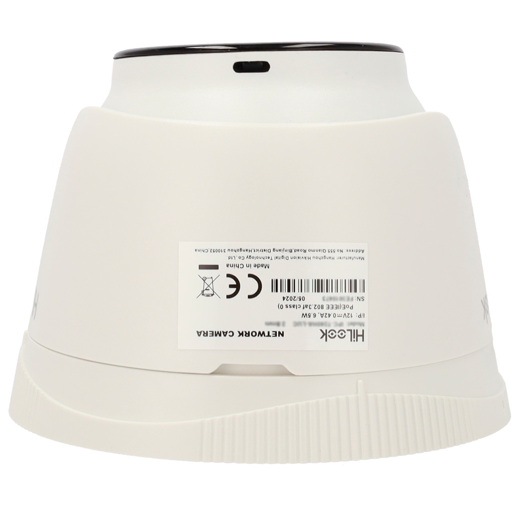 IPC-T240HA-LUC(2.8mm) | HiLooK - Cámara Turret IP | 4 Mpx | Lente 2.8 mm | Leds IR 30 metros | Micrófono integrado 