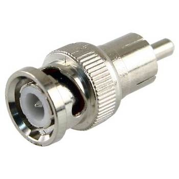 Conector BNC macho a RCA macho 