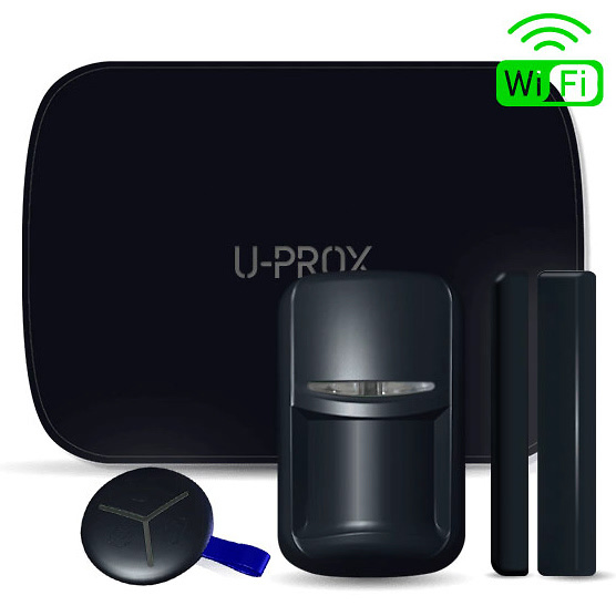 MP LTE S BLACK | U-PROX  -  Kit de Alarma  |  Vía Radio 868MhZ  |  Comunicación Wi-Fi y LTE (3G/4G)