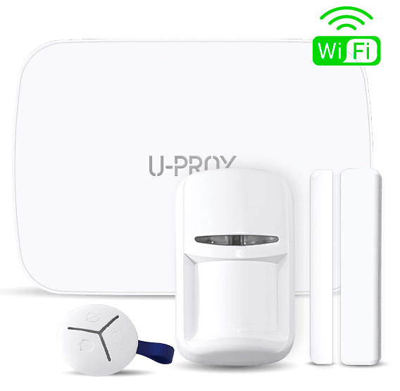 MP LTE S WHITE | U-PROX  -  Kit de Alarma  |  Vía Radio 868MhZ  |  Comunicación Wi-Fi y LTE (3G/4G)