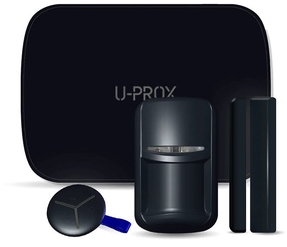 MP S BLACK | U-PROX  -  Kit de Alarma  |  Vía Radio 868MhZ  |  Comunicación (Ethernet + GPRS)