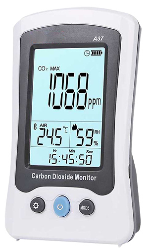 MT-CO2-A37 | UNI-T - Medidor de CO2, Temperatura y Humedad 