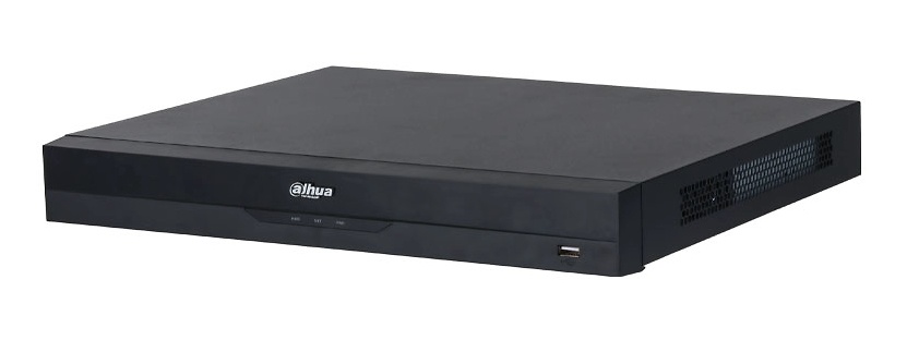 NVR5216-16P-EI  |  DAHUA  -    Grabador NVR IP WizSense |  16 Canales con Switch 16 puertos PoE+  |  384 Mbps 