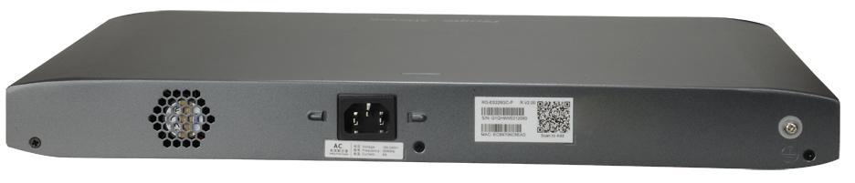 RG-ES226GC-P | RUIJIE | Switch PoE Gestionable | 24 puertos RJ45 10/100/1000 Mbps + 2 Puertos Gigabit SFP | 370W 