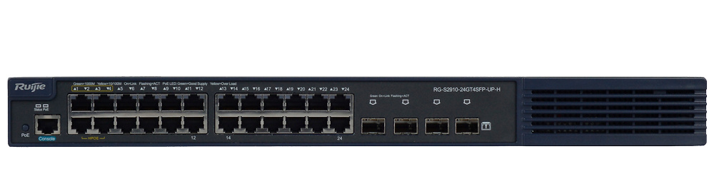 RG-S2910-24GT4SFP-UP-H | RUIJIE | Switch PoE Cloud Gestionable L2 