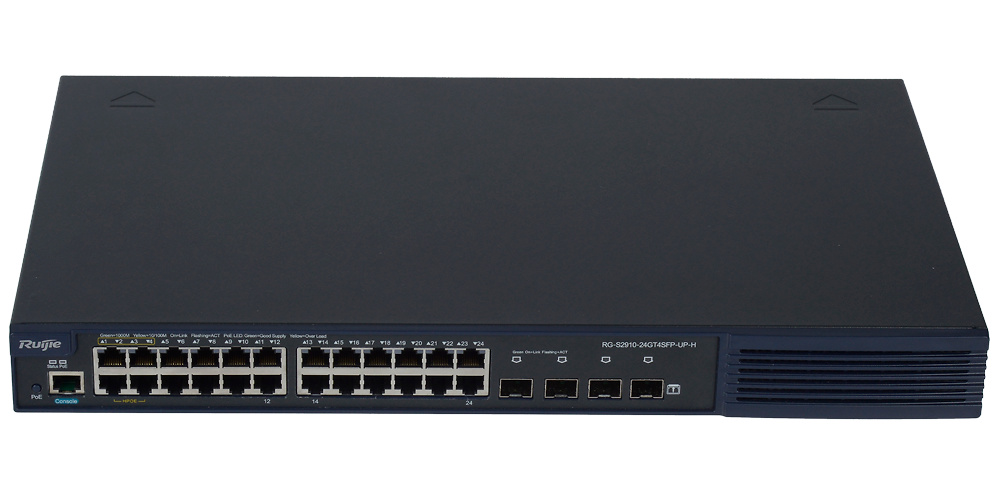 RG-S2910-24GT4SFP-UP-H  |  RUIJIE  |   Switch PoE Cloud Gestionable L2