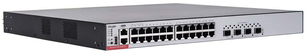 RG-S5300-24GT4XS-E | RUIJIE | Switch Gestionable | 24 Puertos 10/100/1000Mbps + 4 Puertos 10Gb 