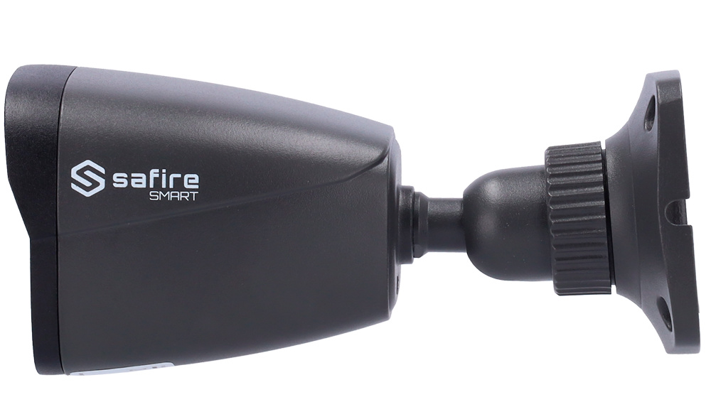 SF-IPB070A-2B1-DL-GREY | SAFIRE SMART | Cámara IP Bullet | 2 Mpx | Lente 2,8mm | Leds IR dual 40 metros | Micrófono integrado 
