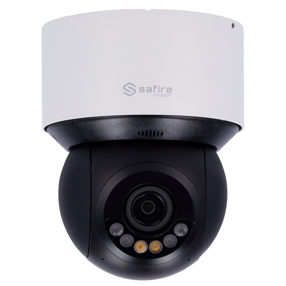 SF-IPSD3004TA-4SB1-DL | SAFIRE SMART | Cámara PTZ IP gama B1 Inteligencia Artificial | 4 Mpx | Zoom 4x | Leds IR 50 m - Leds blancos 30 