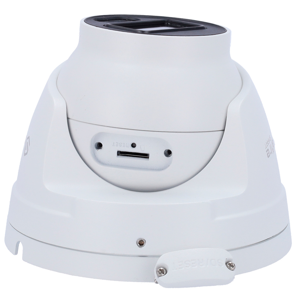 SF-IPT020A-4E1-NIGHT | SAFIRE SMART - cámara Turret IP con AI-ISP | 4 Mpx | Lente fija 2,8 mm | Luz Dual: IR y Led blanco alcance 30 metros | Micrófono integrado 