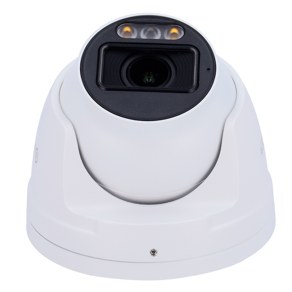 Cámara Safire Smart Cámara Turret IP 6 Mpx con visión nocturna dual, WDR, 3DNR y almacenamiento en MicroSD 256 GB. Compatible con ONVIF y PoE (IEEE802.3af)