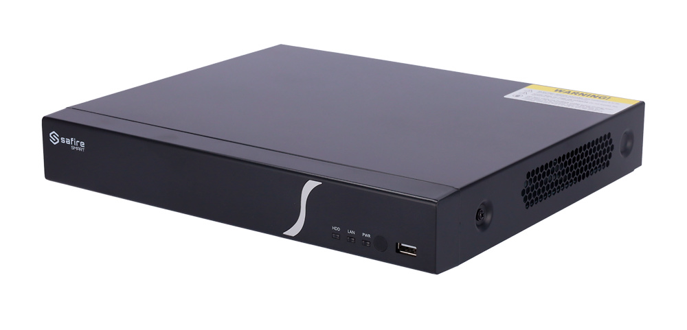 SF-NVR8108A-B2  |  SAFIRE  -  Grabador NVR de 8 canales IP  |  80 Mbps  |  Resolución Max. 12 Mpx  |   Reconocimiento facial - Metadatos de vídeo