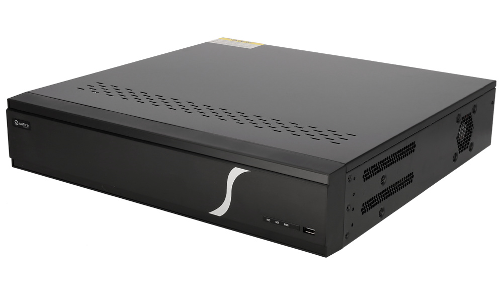 SF-NVR8832A-16P-B2 | SAFIRE - Grabador NVR de 32 Canales (16 Puertos PoE) | 192 Mbps | Resolución Max. 12 Mpx | Dewarping fisheye 
