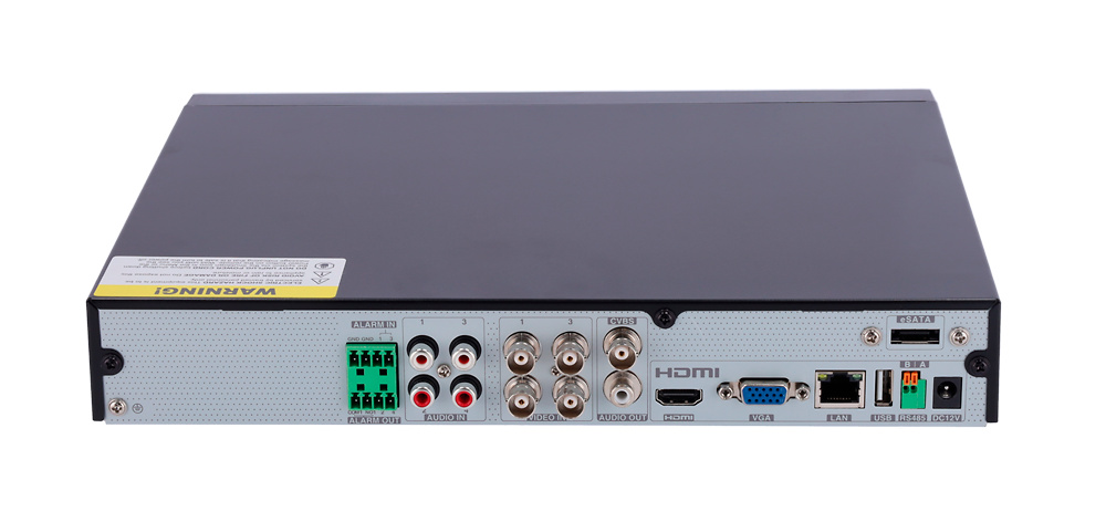SF-XVR8104A-HU | SAFIRE SMART - Grabador XVR 5 en 1 Serie 3 | 4 Canales BNC + 2 canales IP | Alarmas 