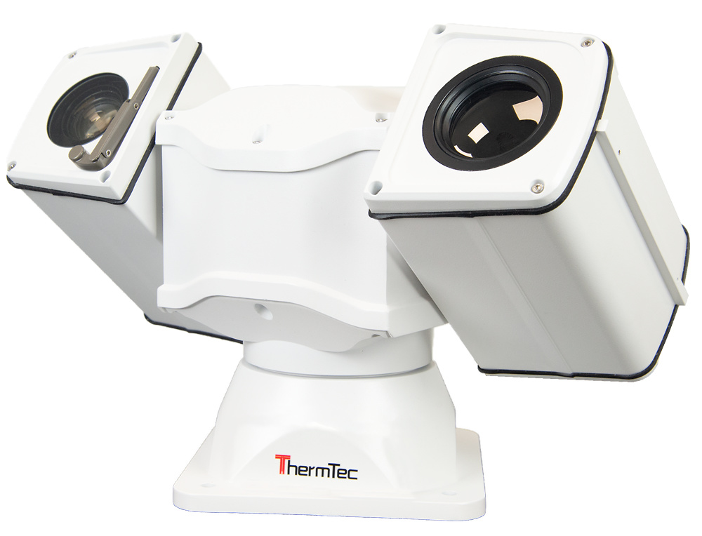 THERMTEC-Y650 | THERMTEC - Cámara térmica IP PTZ Dual | 640x512 VOx - Lente térmica de 50 mm | Lente Visible 6,5 - 240mm | 37x 