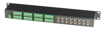 Transceptor Pasivo 16 puertos video - 1 datos - Rack 19" 