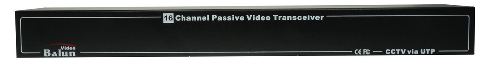 Transceptor pasivo de vídeo por par trenzado de 16 canales  -  (HDTVI / HDCVI / AHD / CVBS)