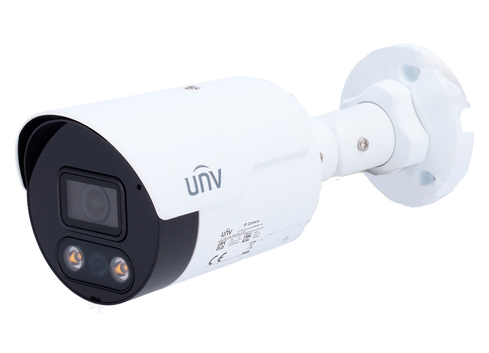 UV-IPC2122LE-ADF28KMC-WL  |  UNIVIEW   -  Cámara IP Bullet  |  2 Mpx  |  Lente fija 2,8 mm  |  Leds IR 30 metros  |  Micrófono y Altavoz integrados  |  Algoritmo AI