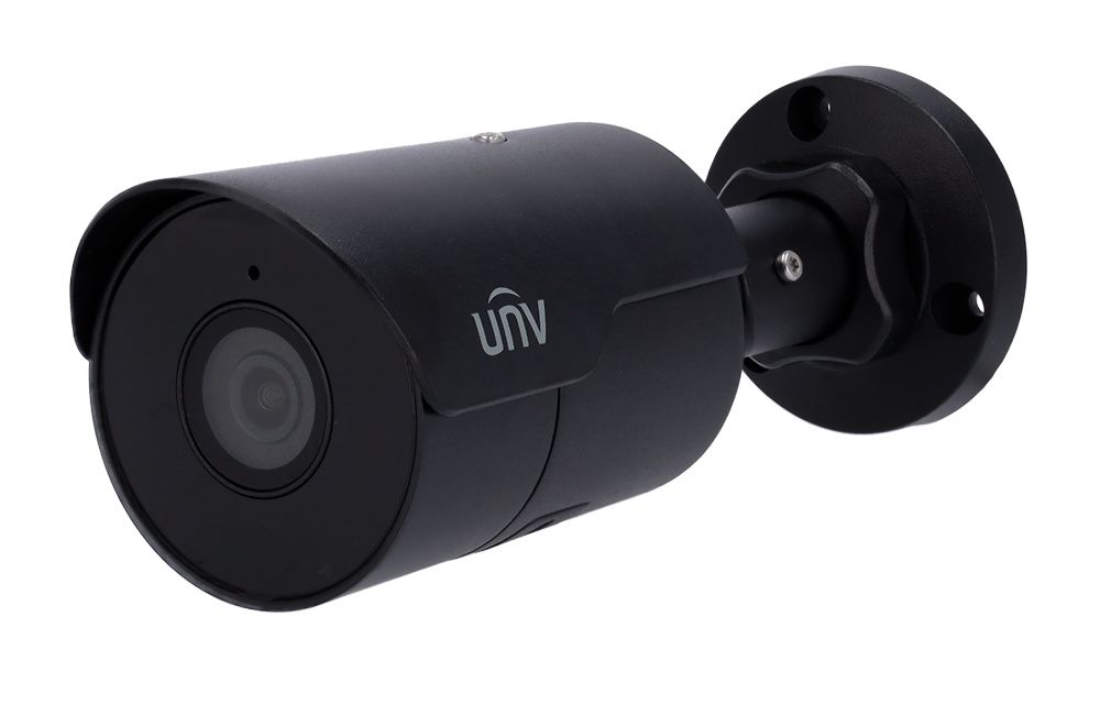 UV-IPC2124LE-ADF28KM-G-BLACK  |  UNIVIEW   -  Cámara IP Bullet   |  4 Mpx  |  Lente fija 2,8 mm  |  Leds IR 50 metros   |  Micrófono integrado