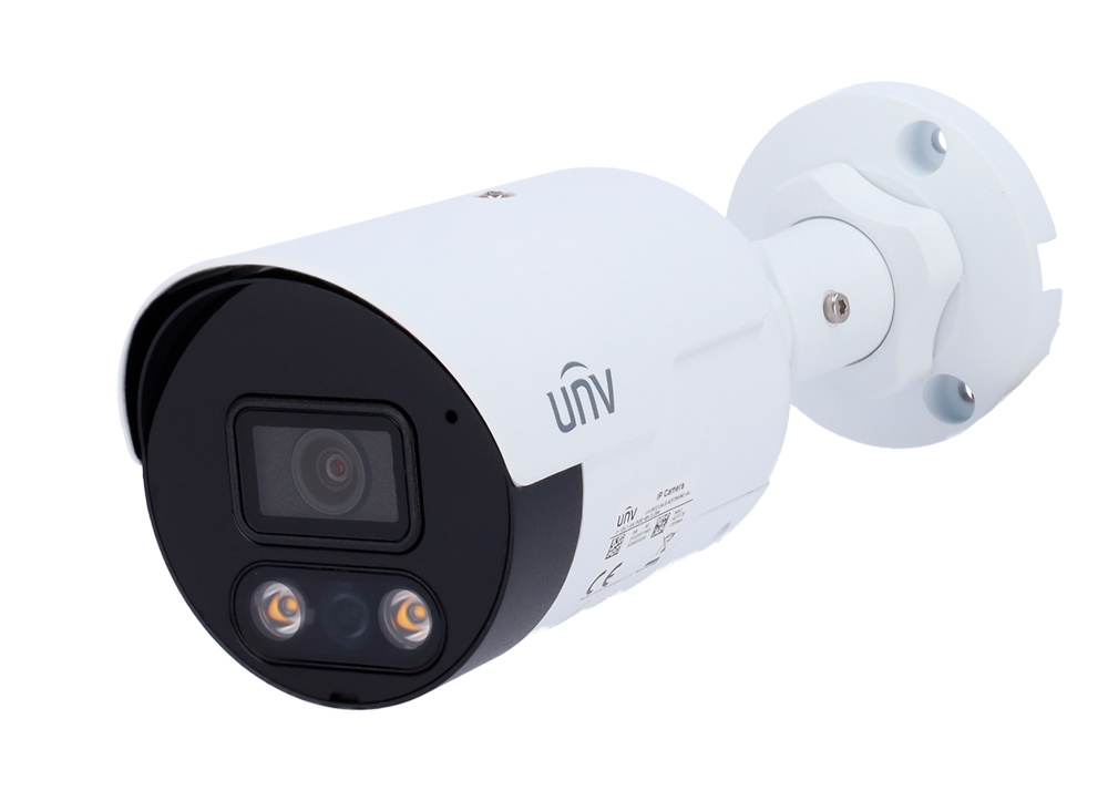UV-IPC2124LE-ADF28KMC-WL  |  UNIVIEW   -  Cámara IP Bullet   |  4 Mpx  |  Lente Fija 2,8 mm  |  Leds IR 30 metros  - Luz blanca 30 metros  |  Micrófono y Altavoz integrados