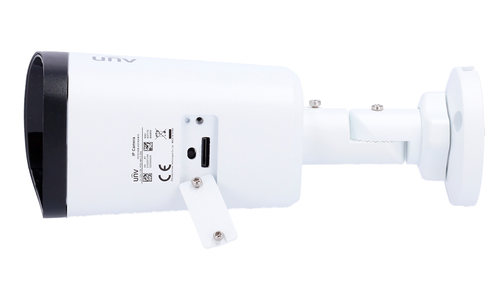 UV-IPC2314SB-ADF40KM-I0 | UNIVIEW - Cámara IP Bullet | 4 Mpx | Lente fija 4 mm | Leds IR 80 metros | Micrófono integrado 