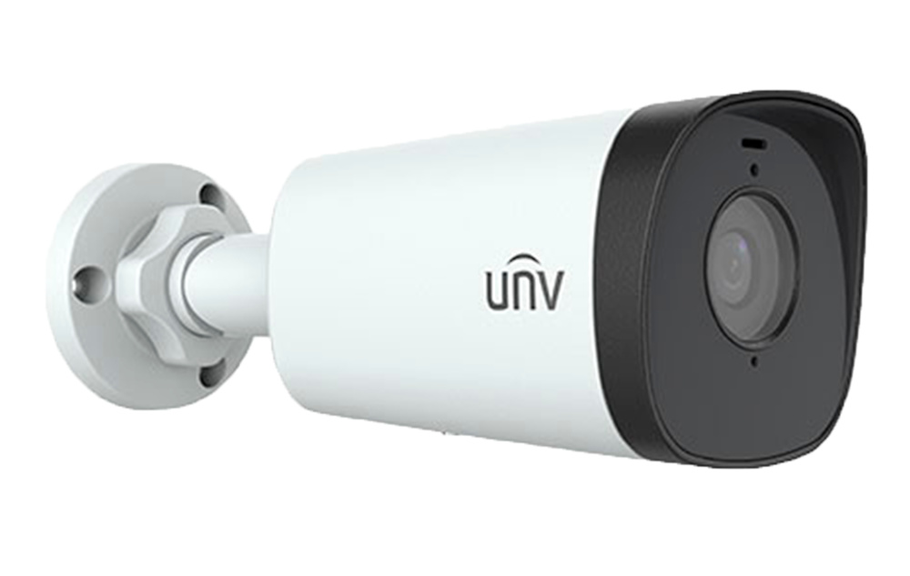 UV-IPC2315SB-ADF60KM-I0  |  UNIVIEW   -  Cámara IP Bullet   |  5 Mpx  |  Lente fija 6 mm  |  Leds IR 80 metros  |  Micrófono integrado 