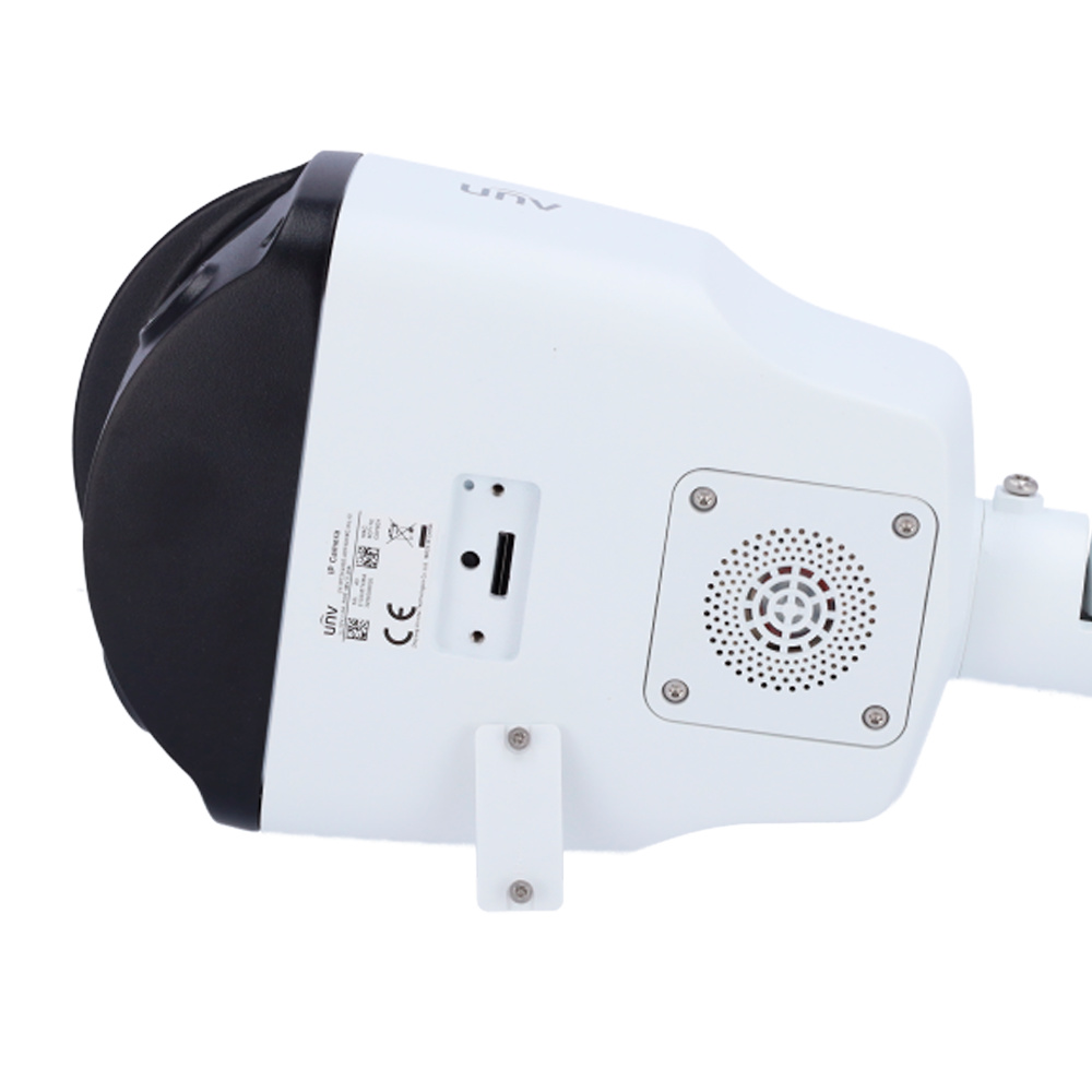 UV-IPC2K24SE-ADF40KMC-WL-I0 | UNIVIEW - Cámara IP Bullet | 4 Mpx | Lente dual 4 mm | LEDs de luz blanca - Alcance 30 m metros | Micrófono y Altavoz integrados 