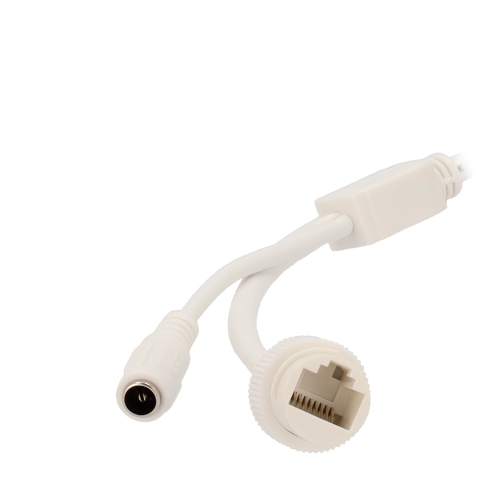 uv-ipc325le-adf28k-h-detalle Detalle de la base de instalación del modelo UV-IPC325LE-ADF28K-H con conexiones PoE y ranura microSD accesible