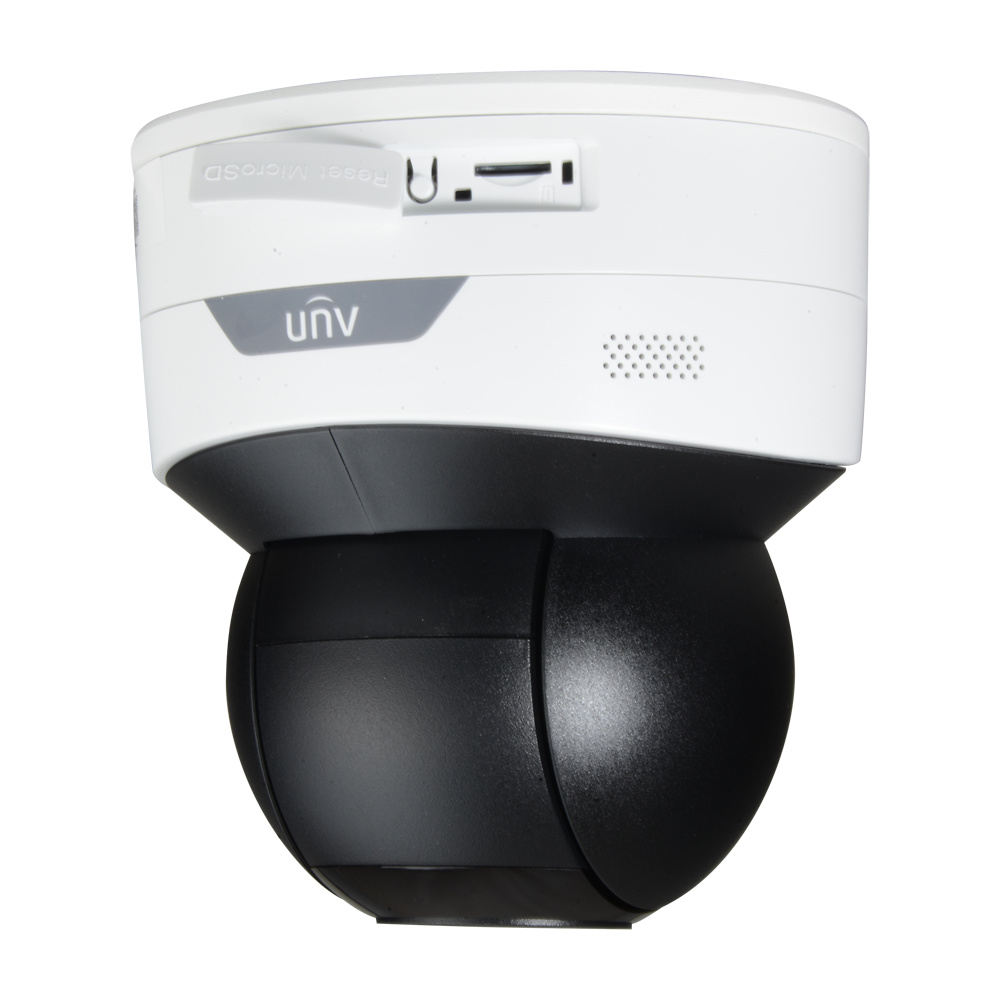 UV-IPC6412LR-X5UPW-VG | UNIVIEW - Cámara IP Domo PTZ | 2 Mpx | Lente 2.7-13.5mm (5X) AF | Leds IR 30 metros | Micrófono Integrado 