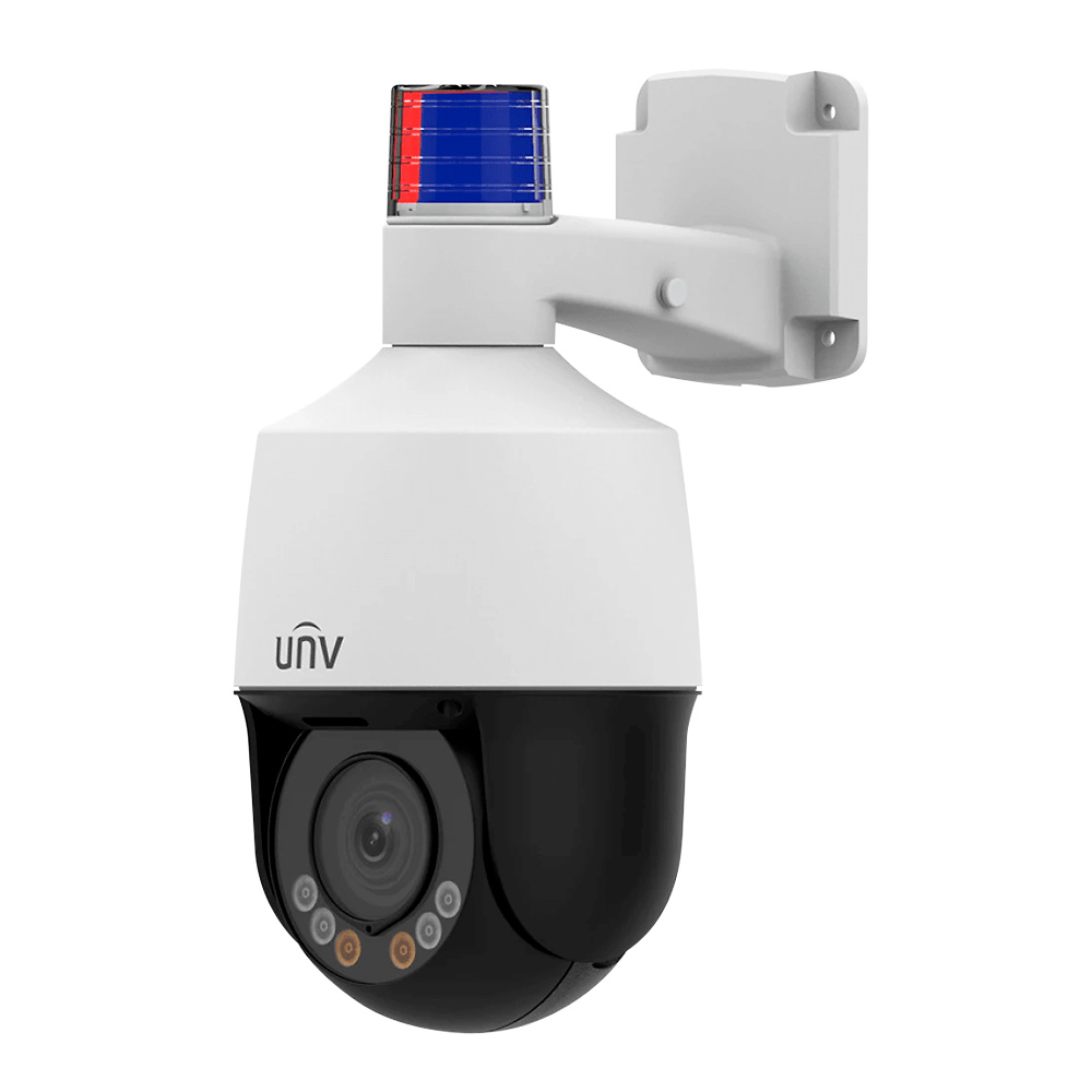 UV-IPC675LFW-AX4DUPKC-VG  |  UNIVIEW   -  Cámara IP Domo PTZ  |  5 Mpx  |  Lente 2.8-12mm (4X) AF  |  Leds IR 50 metros  |  Micrófono  Integrado  |  Sirena y Alarma luminosa