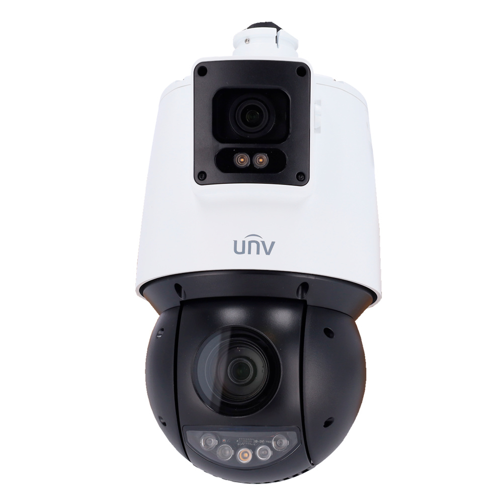 UV-IPC94144SR-X25-F40C | UNIVIEW - Cámara IP Domo PTZ | 4 Mpx | Lente PTZ 4.8~120mm (25X) | Lente Fija 4 mm | Leds IR 100 metros | Audio y Alarmas 