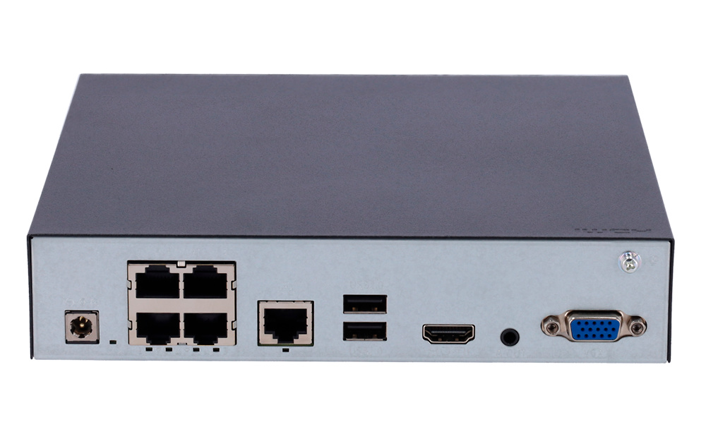UV-NVR-104S3-P4 | UNIARCH - Grabador NVR de 4 canales IP | 4 Puertos PoE | 64 Mbps | Resolución Max. 6 Mpx 