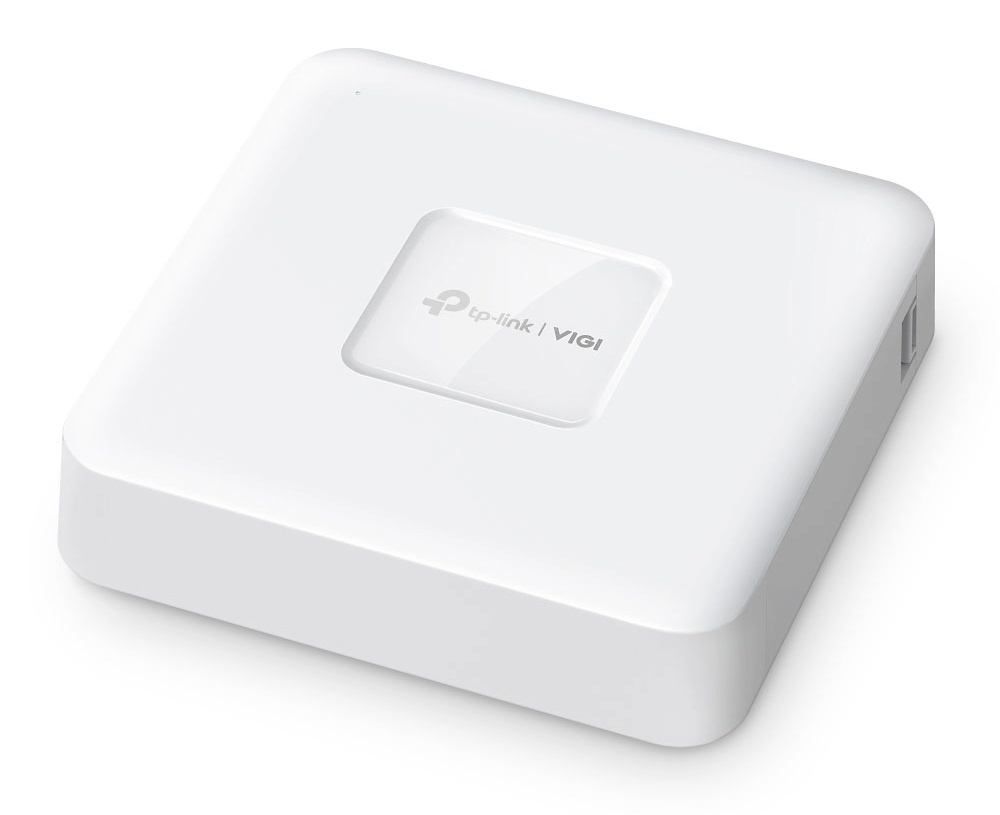 NVR VIGI POE 4 CANALES NVR VIGI de 4 canales con HDMI 4K y VGA 1080P. PoE+, H.265+ y capacidad de 10TB para grabación 24/7. Gestión remota y compatibilidad ONVIF
