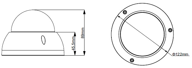 XS-DM844SZAW-Q4N1 | X-SECURITY - Cámara 4 en 1 StarLight - 1080P - Óptica motorizada - Leds IR 30 metros 