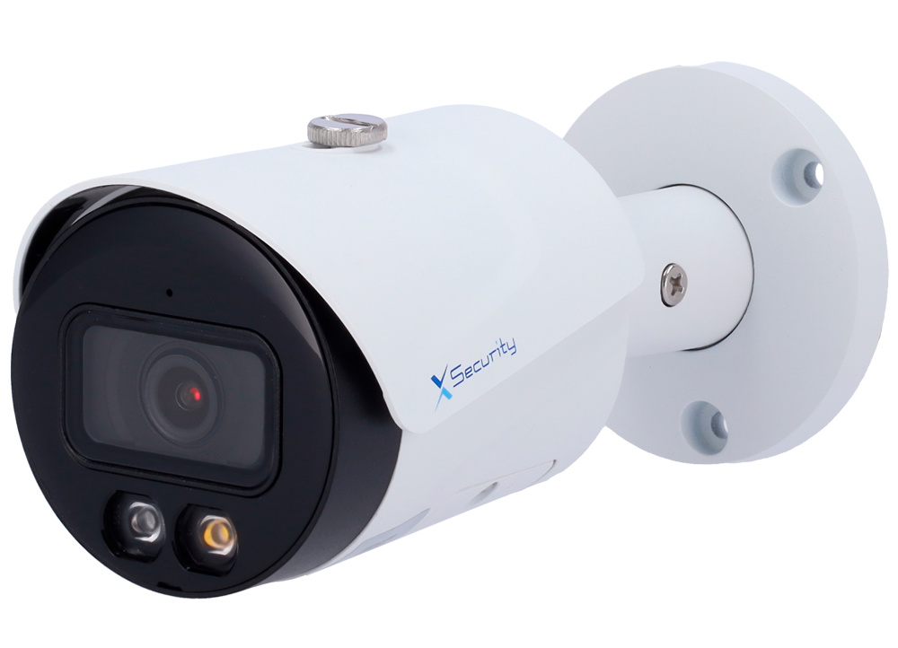 XS-IPB225A-6P-DL-WIZ  |  X-SECURITY  -   Cámara IP  WizSense  |  6 Mpx  |  Lente Fija 2,8 mm  |  Dual Light(IR 30m y Luz Blanca 30m)  |  Micrófono integrado