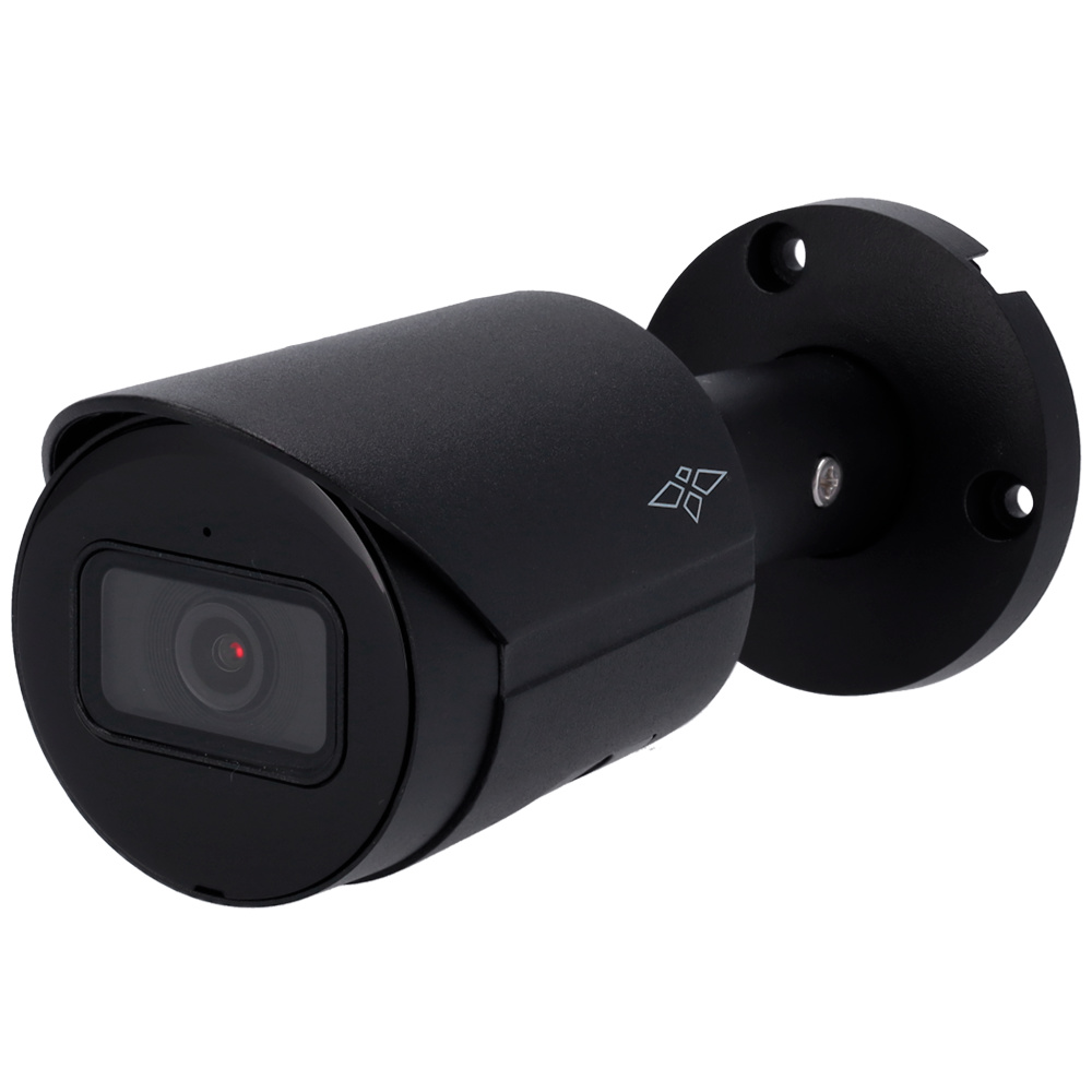 XS-IPB619SWH-4P-AI-BLACK  |  X-SECURITY  -   Cámara compacta IP  Full Color  StarLight  |  4 Mpx  |  Lente 2.8 mm  |  Leds IR  30 metros  |  Detección inteligente  |   Micrófono integrado