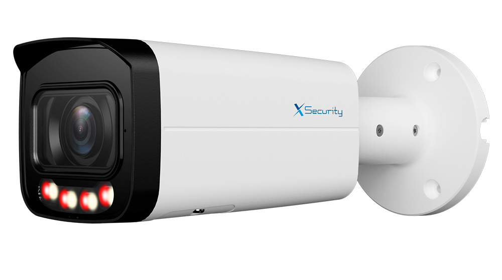 XS-IPB829ZA-6P-DL-WIZ  |  X-SECURITY  -   Cámara IP  WizSense  |  6 Mpx  |  Lente Motorizada 2.7~13.5mm  |  Dual Light(IR 60m y Luz Blanca 60m)  |  Micrófono integrado