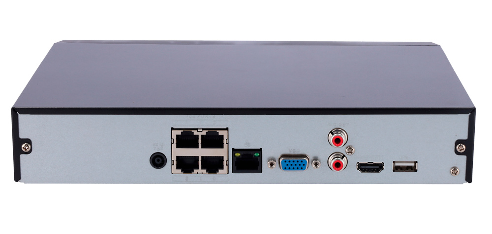 XS-NVR2104-S3P | X-SECURITY - Grabador NVR para 4 canales IP | 4 Ptos PoE | SMD Plus | 80 Mbps 