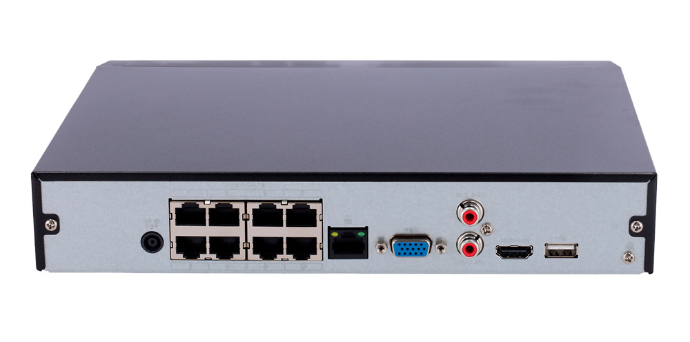 XS-NVR2108-S38P | X-SECURITY - Grabador NVR de 8 canales IP | 8 Puertos PoE | 80Mbps | Resolución Max. 12 Mpx | SMD Plus 