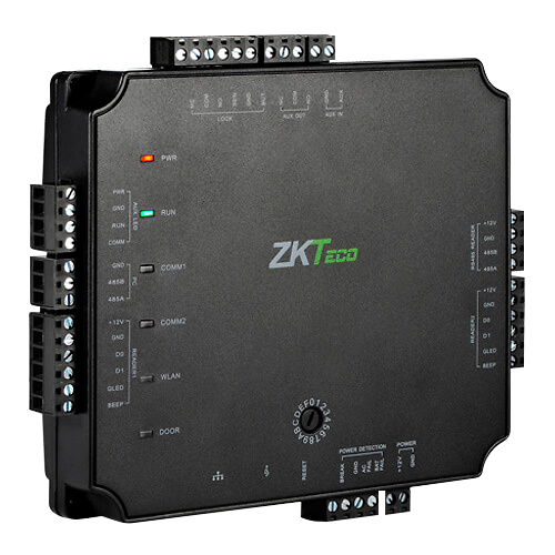 ZK-ATLAS-400  |  ZKTeco  |  Controladora de accesos RFID  |  Gestión de 4 puertas  |  Comunicación TCP/IP, WiFi, Wiegand y OSDP  |  Alimentación por PoE