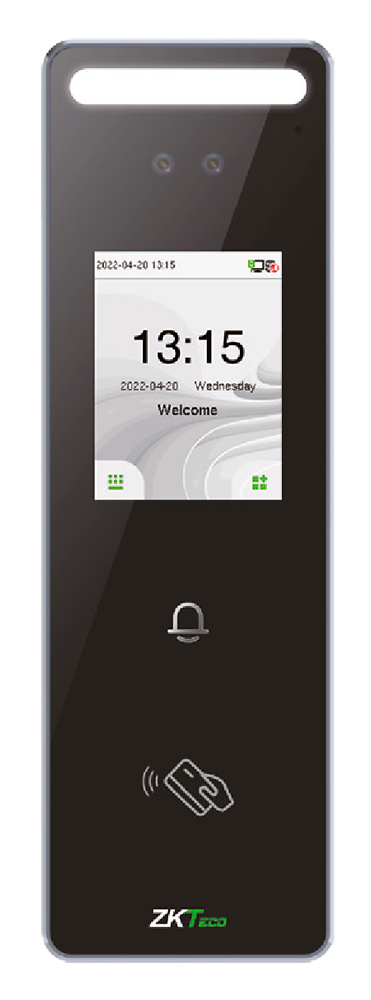 ZK-SPEEDFACE-V3L-RF-W  |  ZkTeco  -  Lector biométrico autónomo de control de Acceso y Presencia |  Identificación por facial, tarjeta EM y/o combinaciones