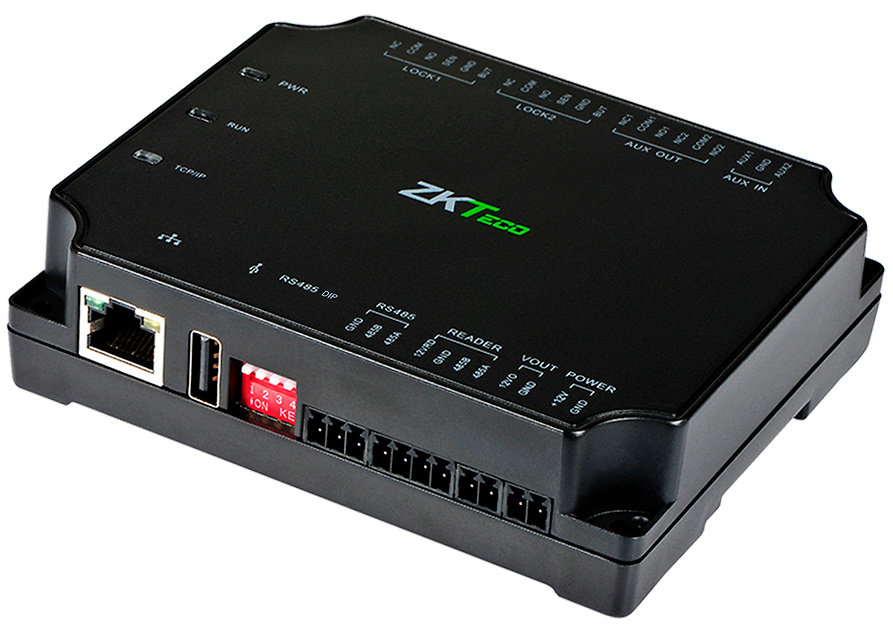ZK-SRB-DM10  |  ZKTeco  |  Caja para controladoras ZKTeco  |  Gestión de 1 puerta  |  Comunicación Rs485 y Wiegand