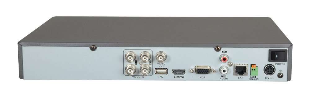 iDS-7204HQHI-K1/2S | HIKVISION - Videograbador 5n1 | 4 canales BNC + 2 Canales IP | VGA - HDMI 