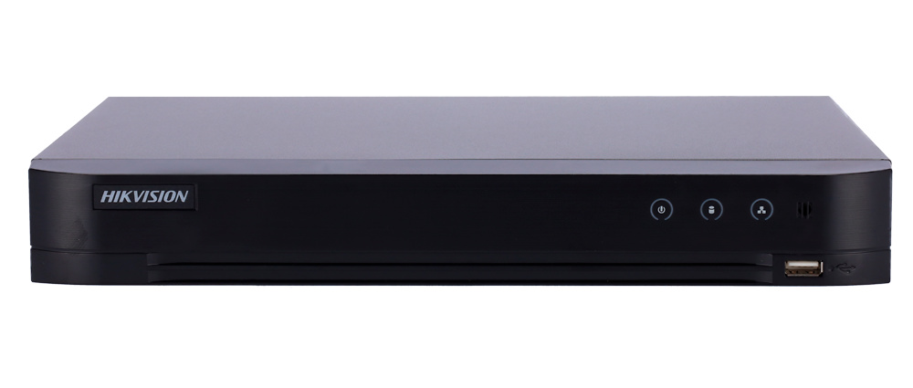 iDS-7208HQHI-M2/XT | HIKVISION - Videograbador 5n1 | 8 canales BNC + 4 Canal IP | AcuSense (4 Ch) | Face Recognition 