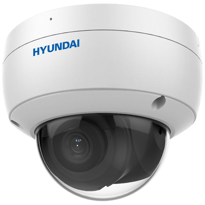 HYU-962  |  HYUNDAI  -  Cámara domo IP  AISENSE  |  8 Mpx |  Lente  fija |  Leds IR 30 metros  |  Protección Perimetral y Detección Facial  |  Micrófono Integrado